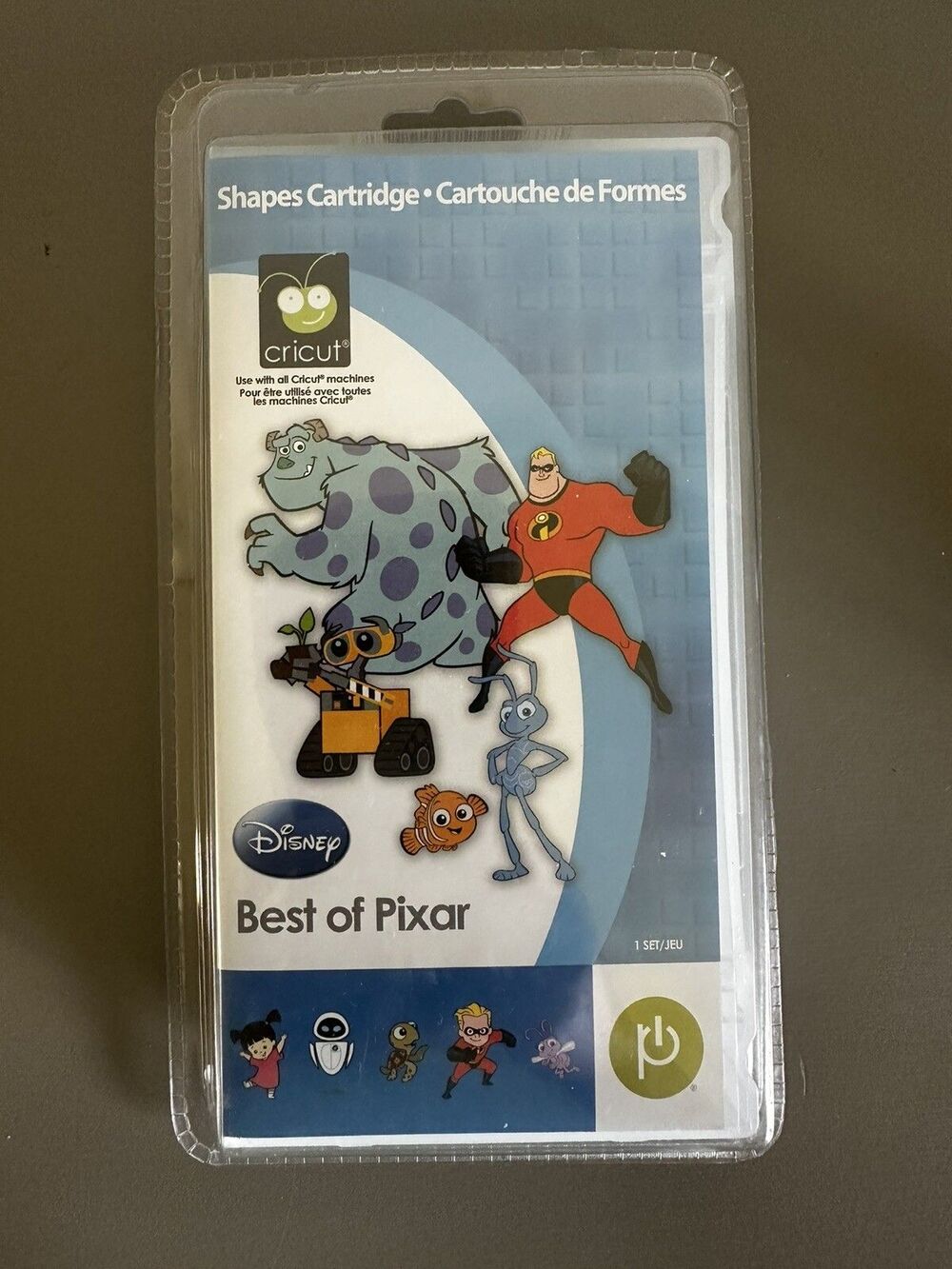 NEW/SEALED Cricut Disney "Best of Pixar" Cartridge Nemo Monsters Inc Incredibles